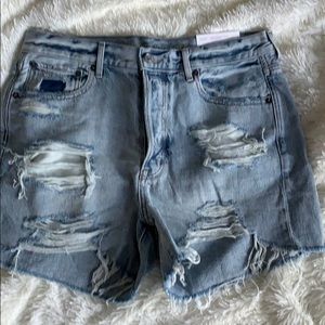 NWT women’s boyfriend distressed shorts. Size 12